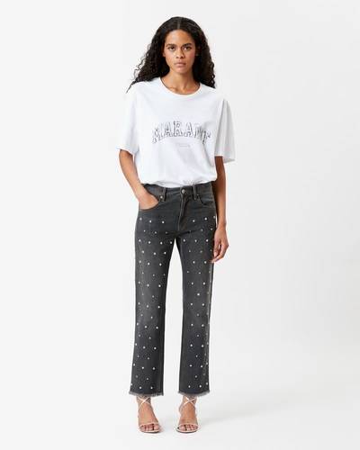 Isabel Marant Étoile DULANO DENIM TROUSERS WITH BEADS outlook