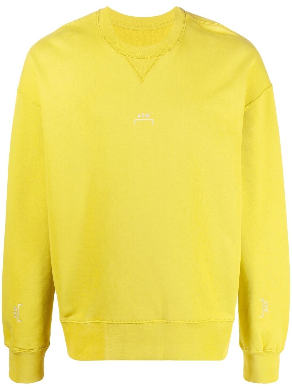 embroidered-logo sweatshirt - 1