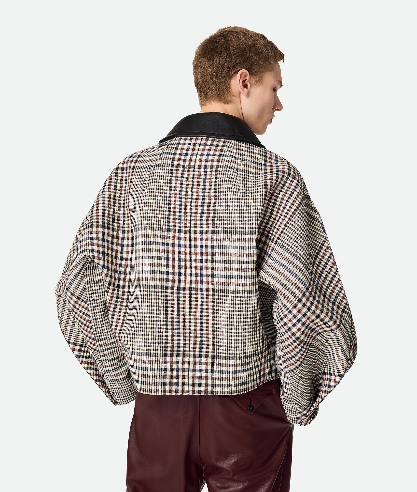 Cotton Check Blouson - 3