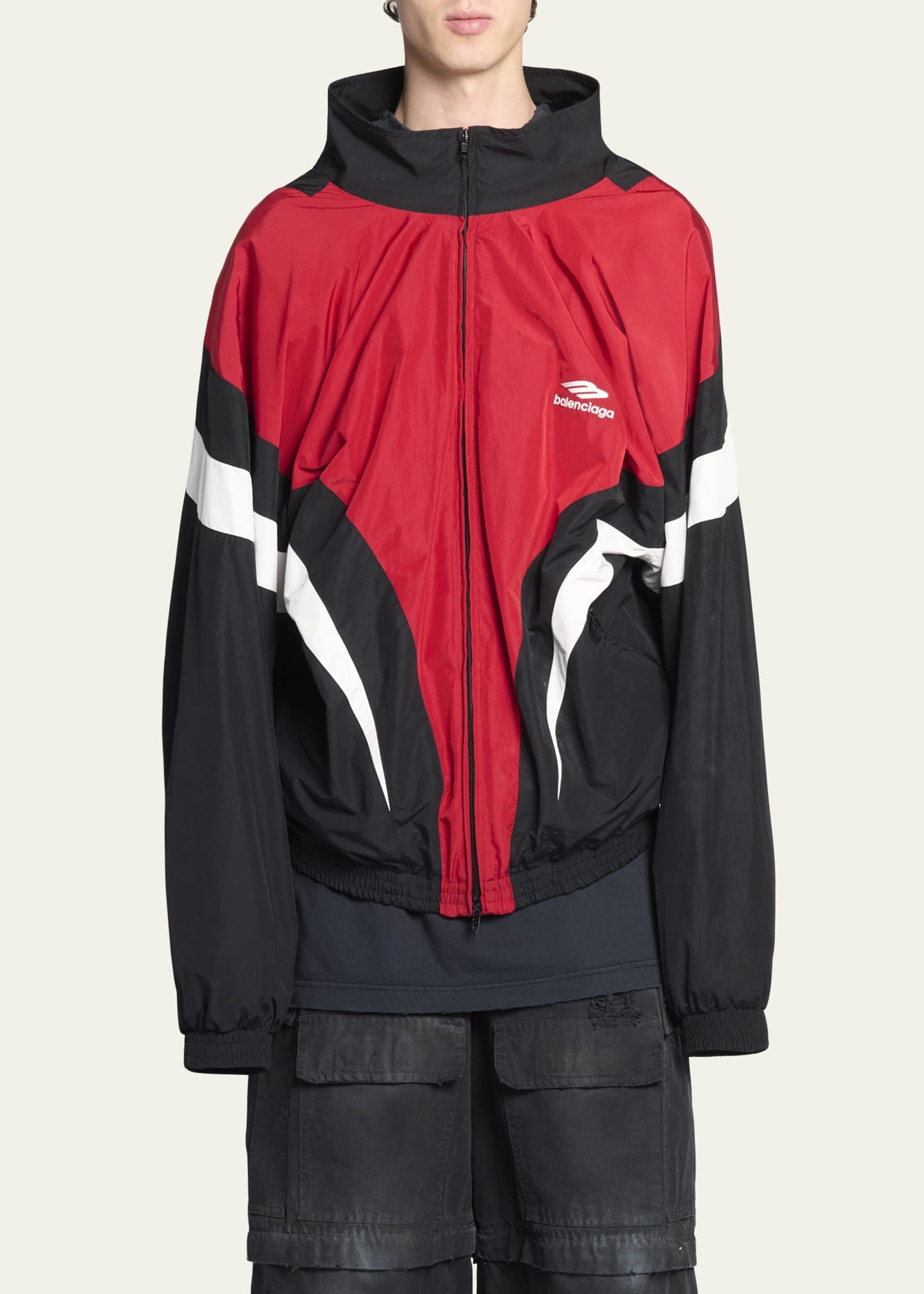 Men's Oversized Tracksuit Jacket - 4