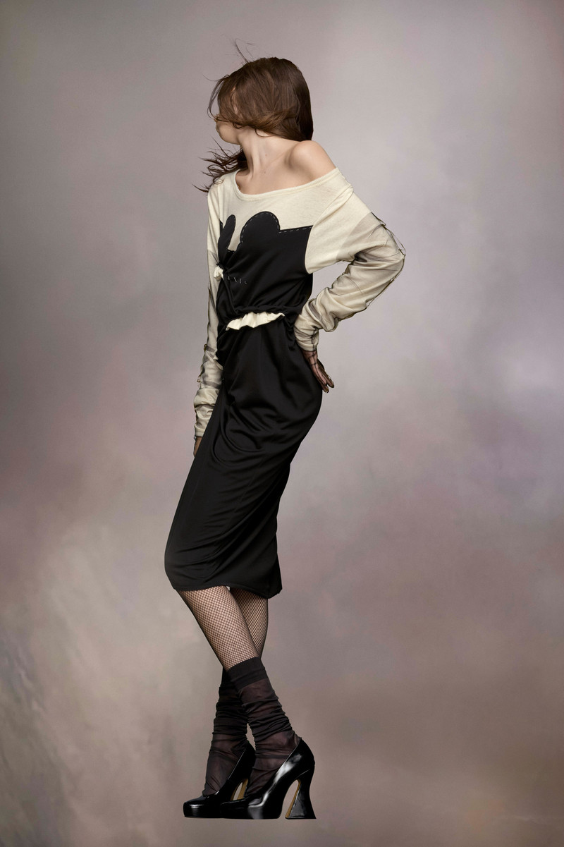 Spliced jersey dress 3