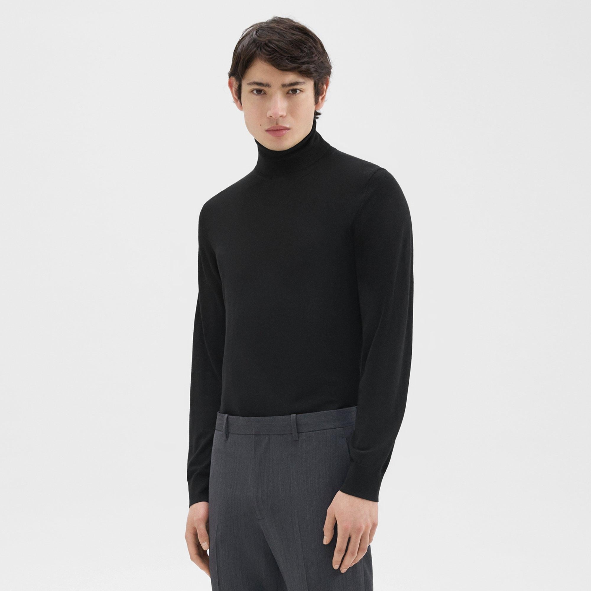 Turtleneck Sweater in Regal Wool - 3