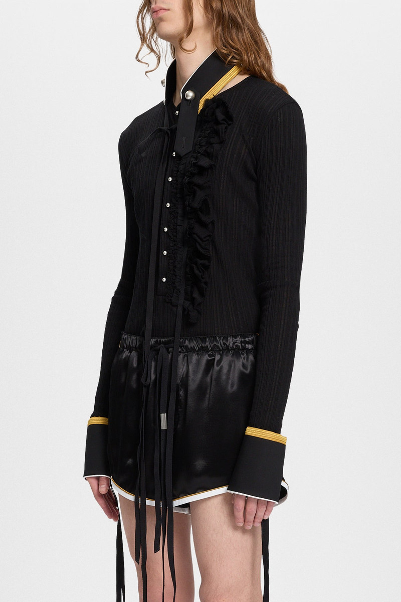 Ann Demeulemeester Karsten High Stand Collar Shirt outlook