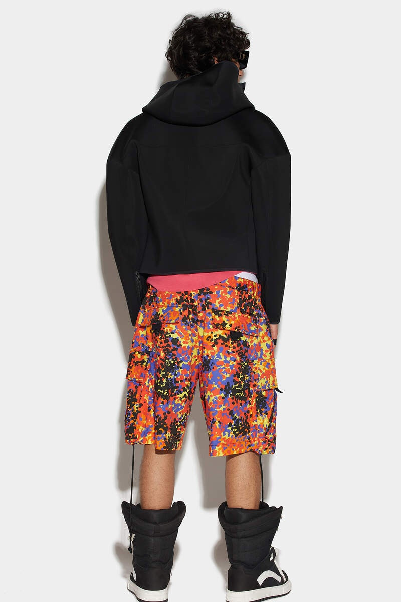 DSQUARED2 GOTH CAMO BIG ELASTIC SHORTS outlook