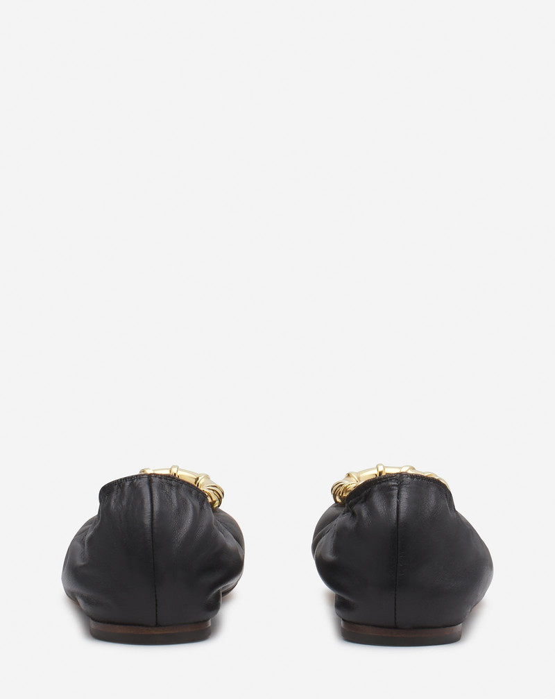 Lanvin MELODIE LEATHER BALLERINA FLAT outlook