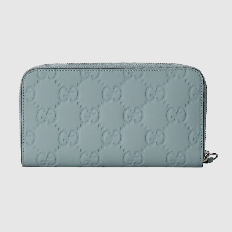 GG rubber-effect zip around wallet 4