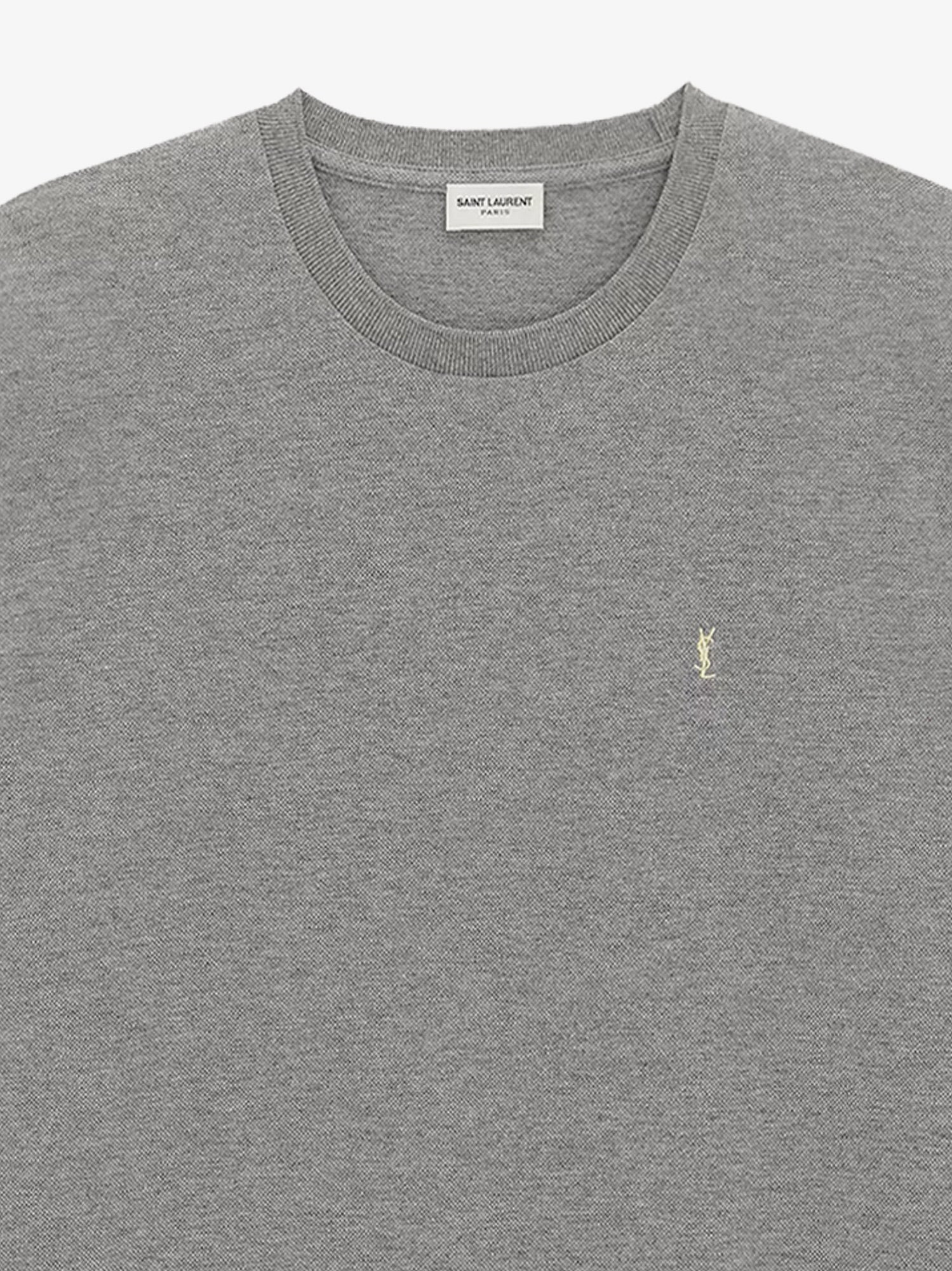 RECYCLED MATERIAL T-SHIRT WITH CASSANDRE EMBROIDERY - 3