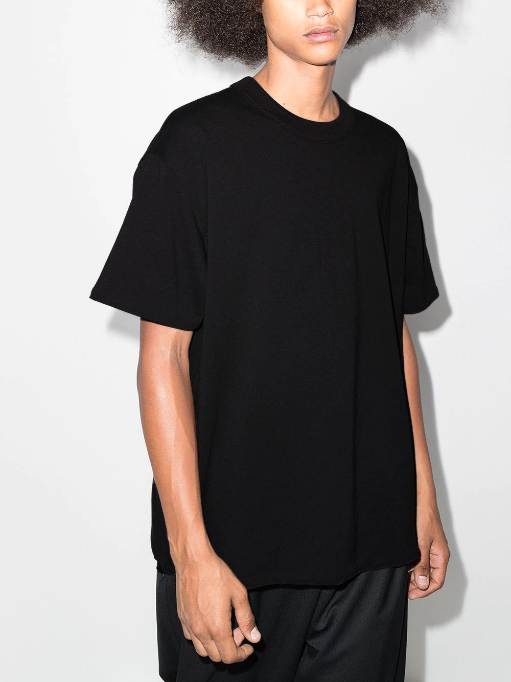 double-layer crew-neck T-shirt - 2