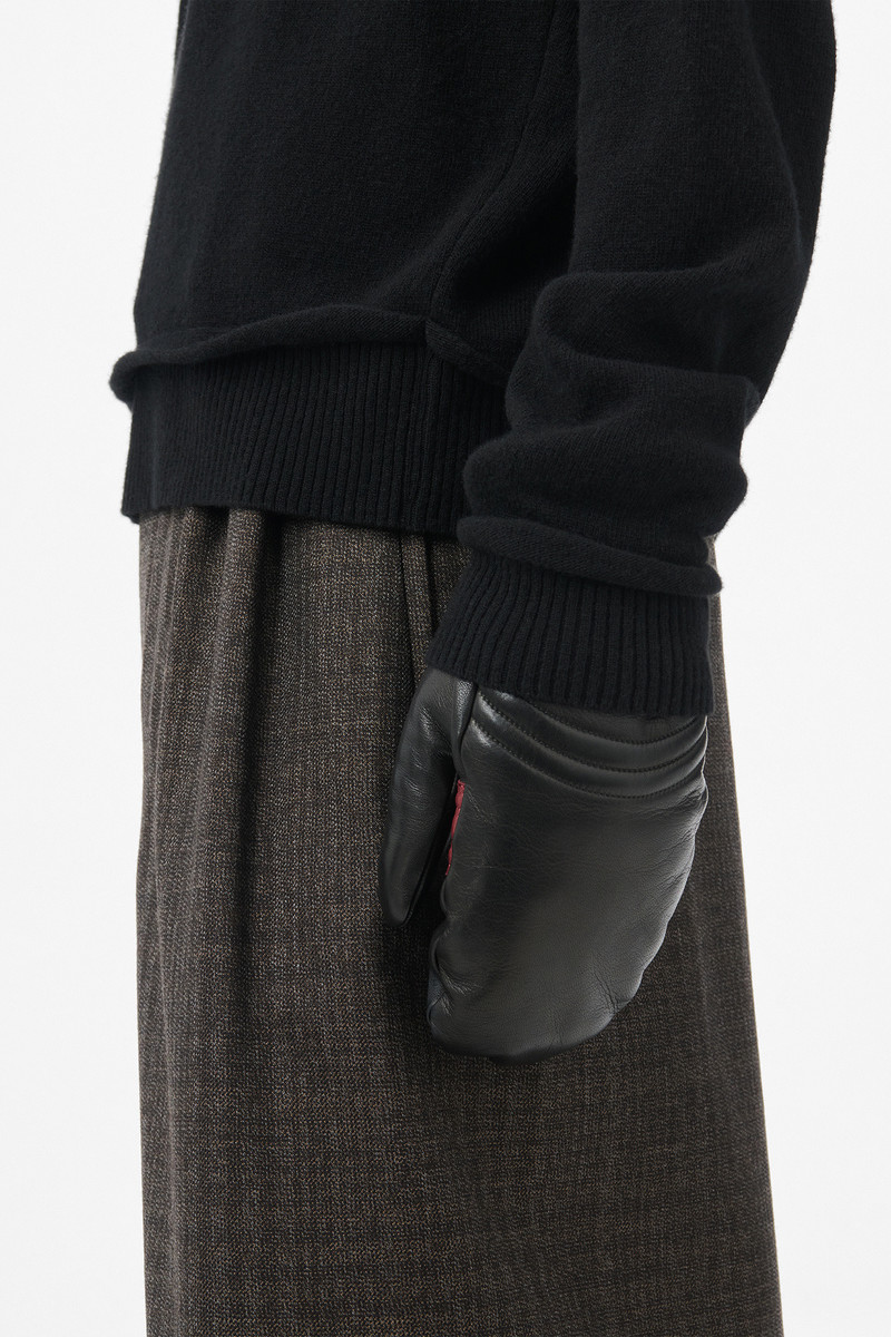 Spheric Mittens Black Nappa Leather 3