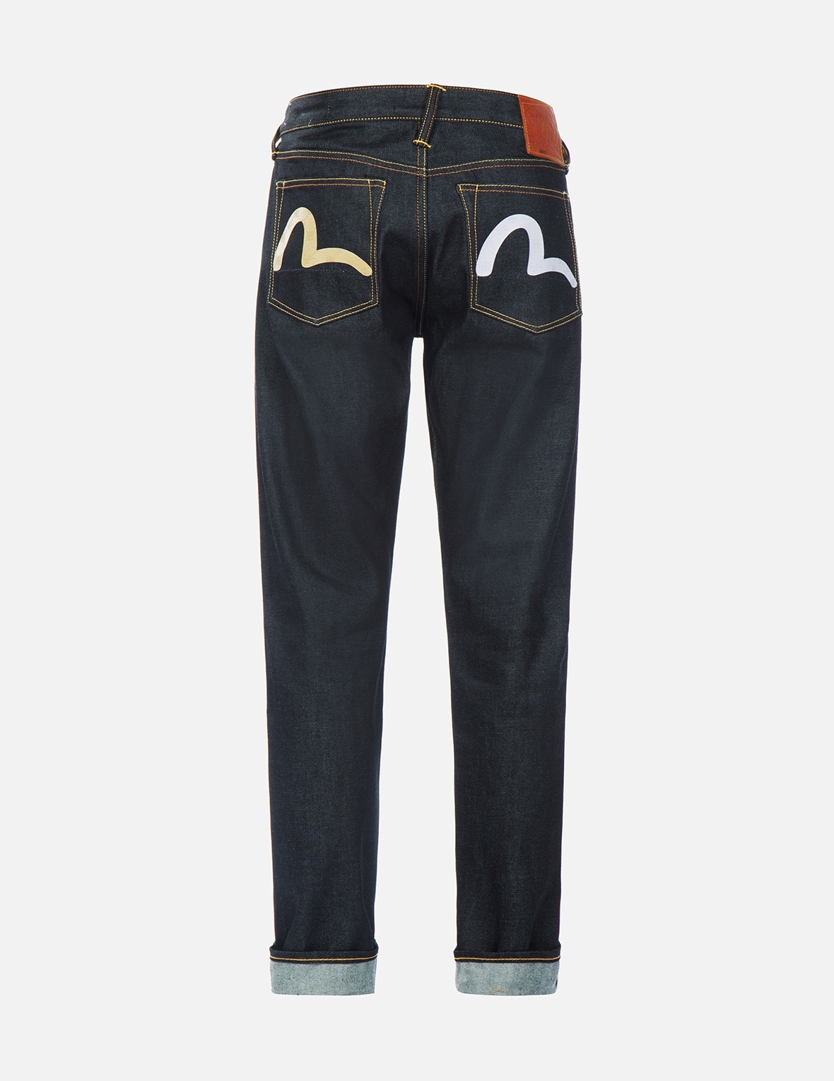 MONOGRAM EMBOSSED SEAGULL PRINT CARROT FIT JEANS #2017 - 2