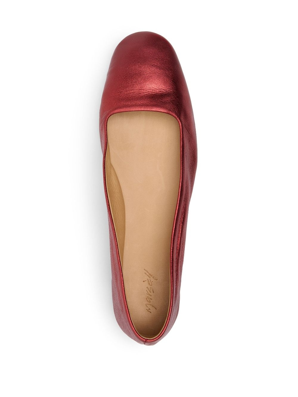 metallic ballerinas - 3