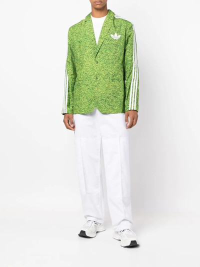 adidas x Kerwin Frost grass-print blazer outlook