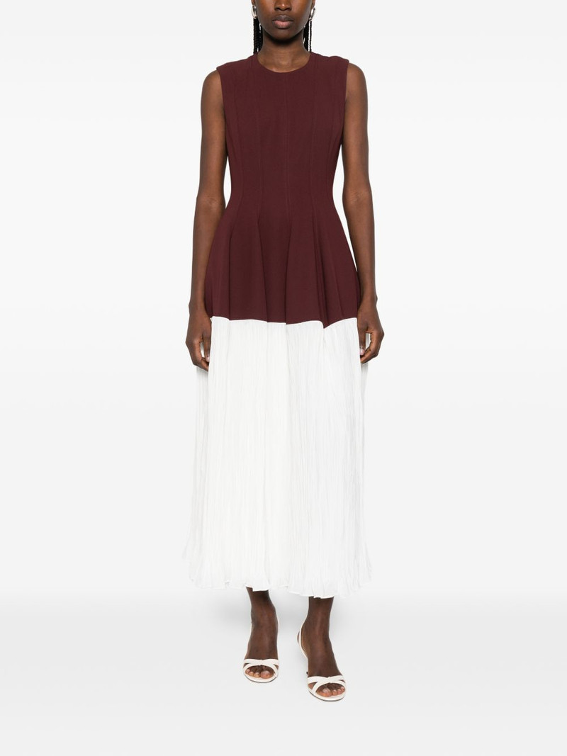 SIMKHAI pleated maxi dress outlook