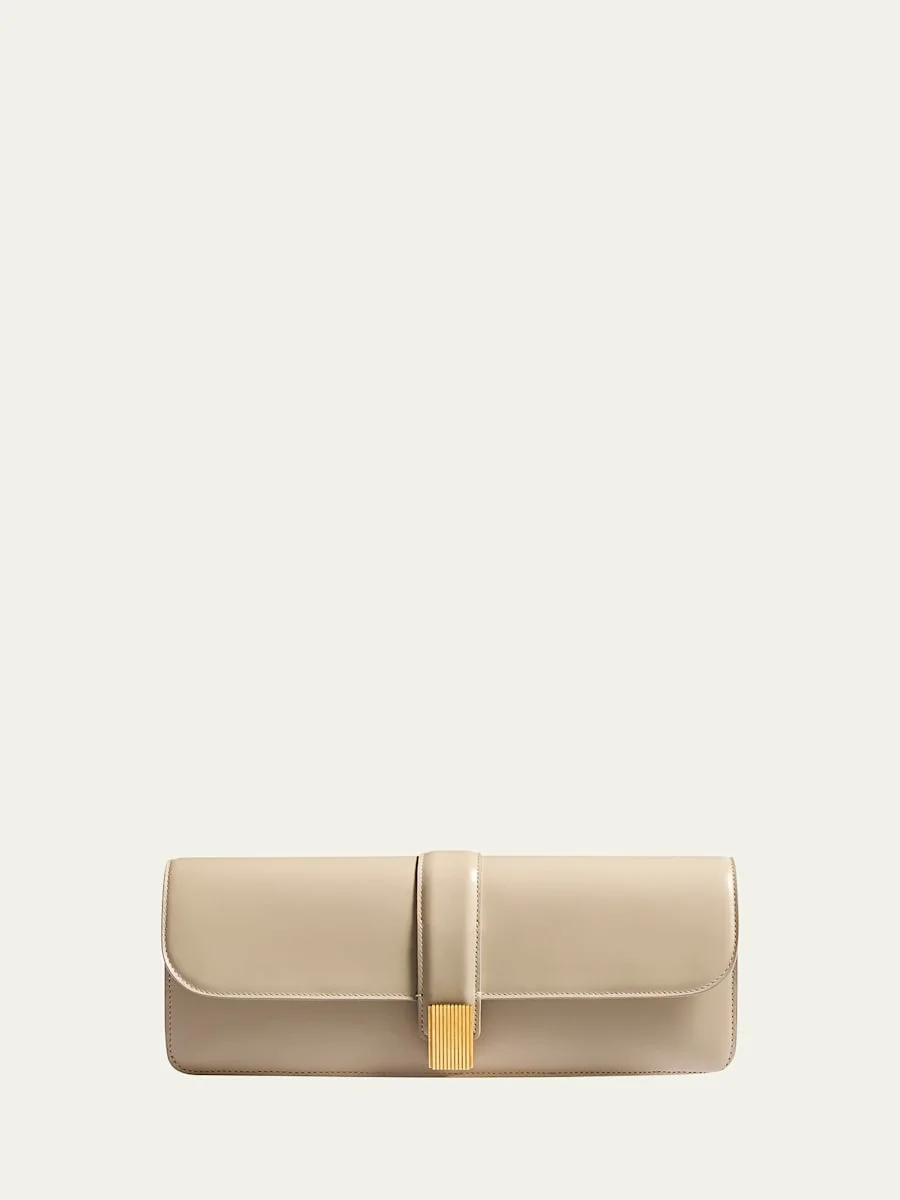 Blake Box Leather Clutch Bag - 1