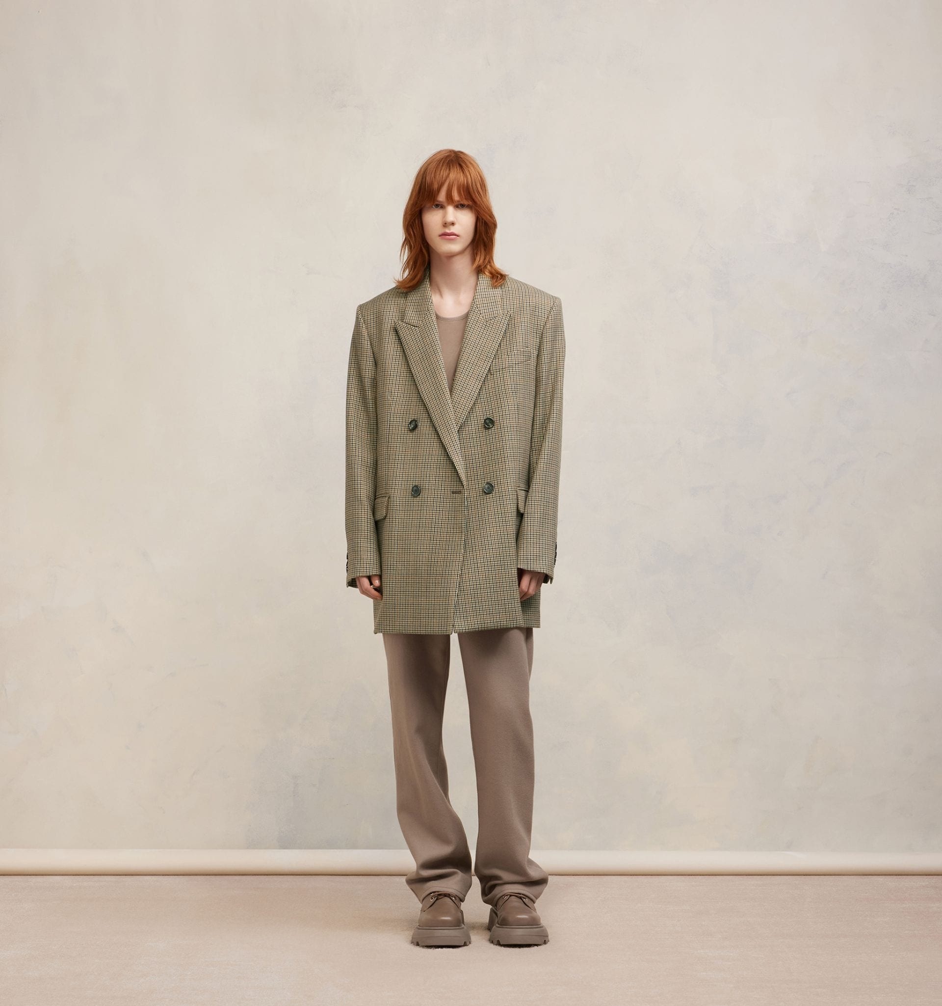 ジャケット AMI PARIS DOUBLE-BREASTED OVERSIZED JACKET AMI Paris Double Breasted Oversized Jacket | REVERSIBLE