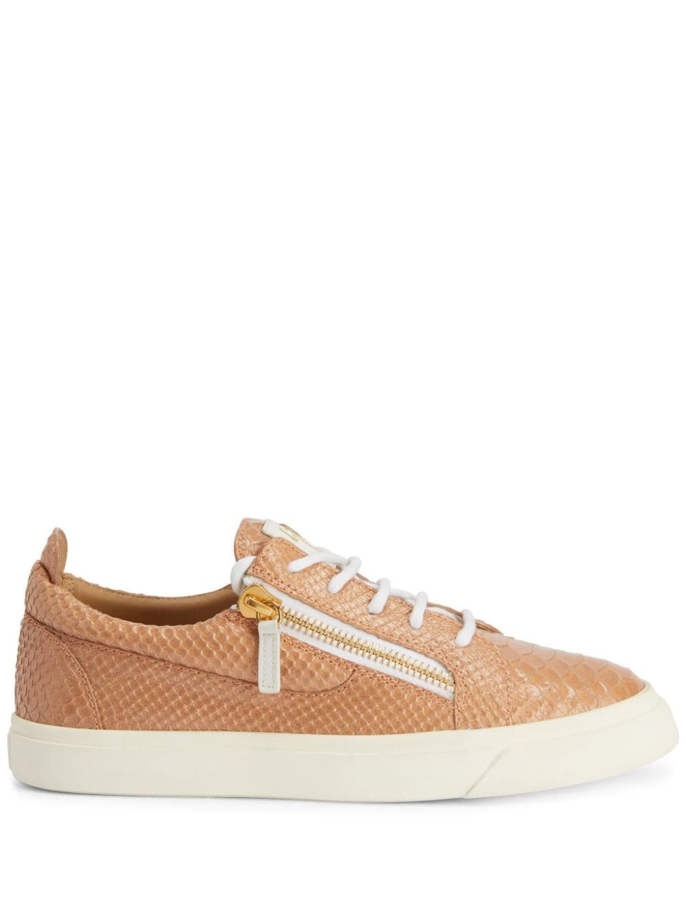 Gail snakeskin-effect leather sneakers - 1