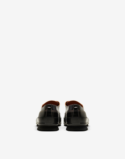 Maison Margiela Brushed leather duck shoes outlook