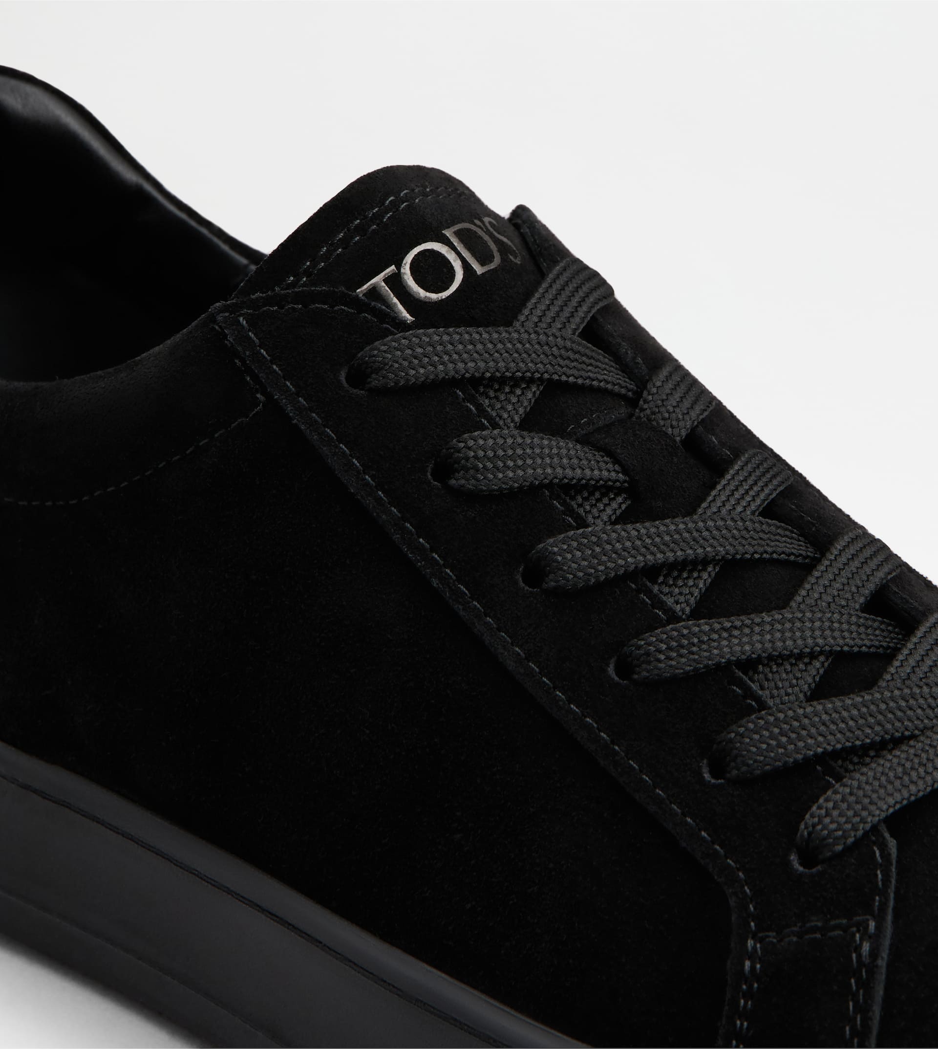 SNEAKERS IN SUEDE - BLACK - 5