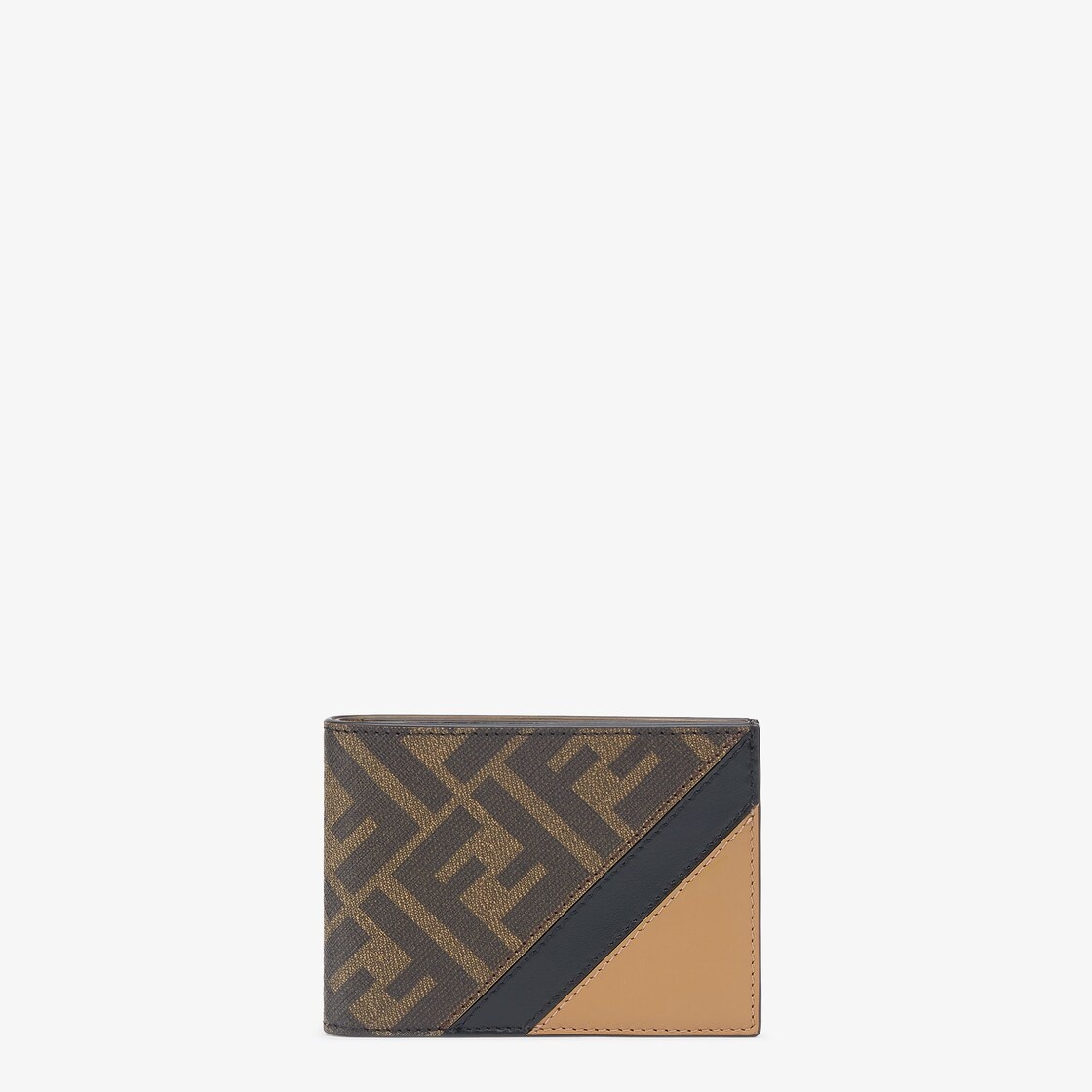 Bi-fold wallet with banknote compartment, four card slots and one coated document pocket with a tran - 1