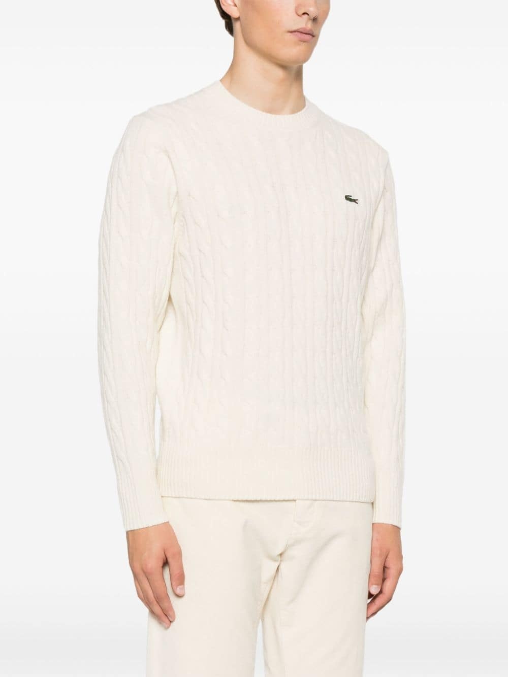 cable-knit sweater - 3