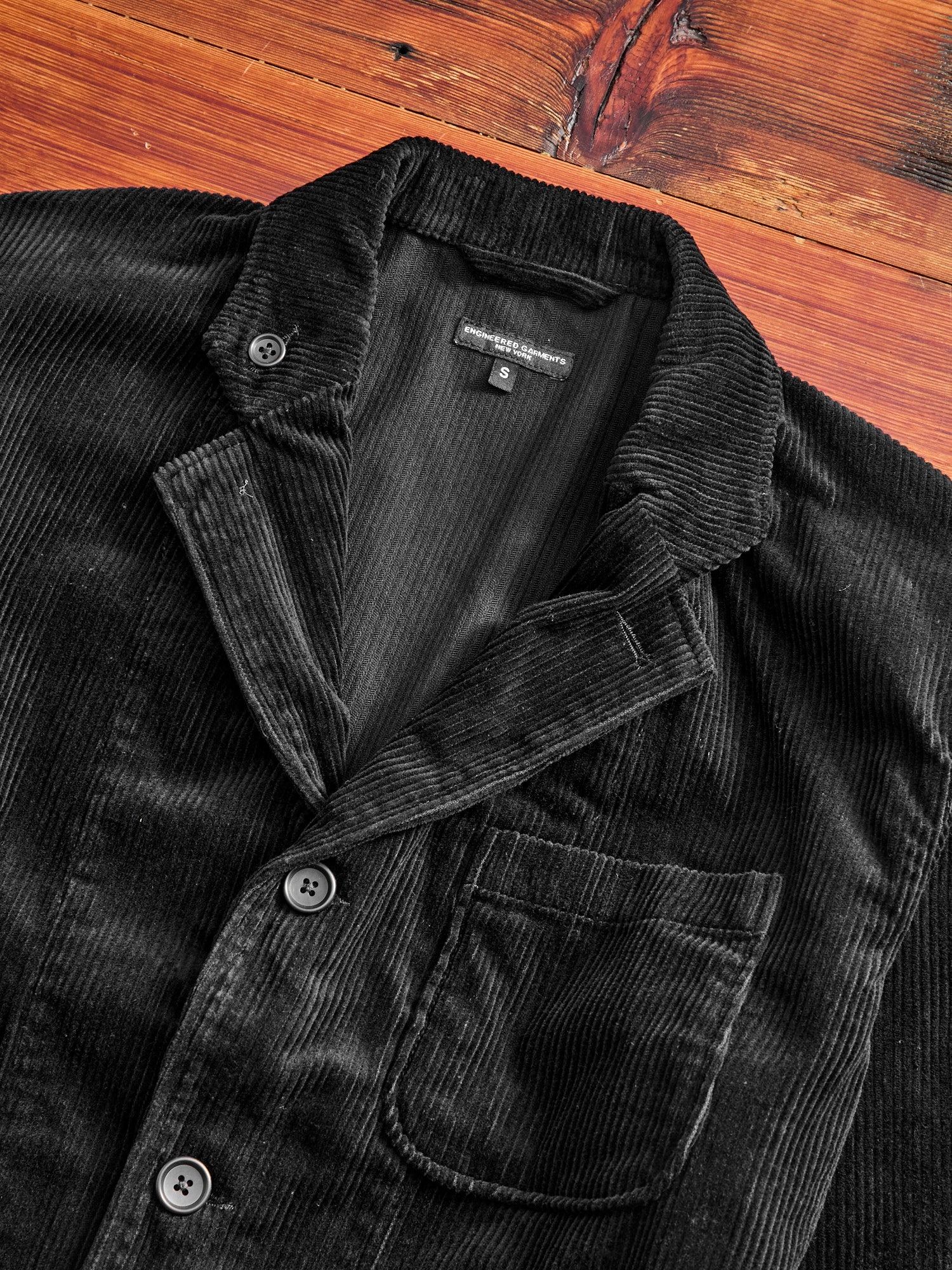 8W Corduroy Loiter Jacket in Black - 3