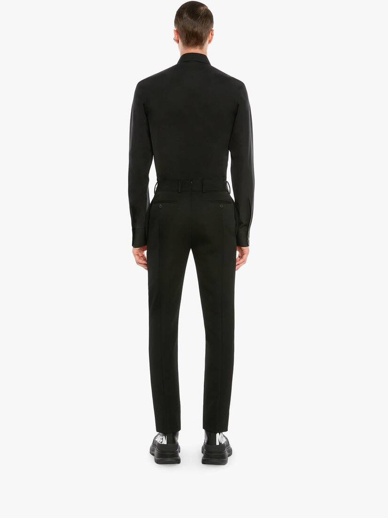 Skull Camouflage Print Shirt in Black/white 4