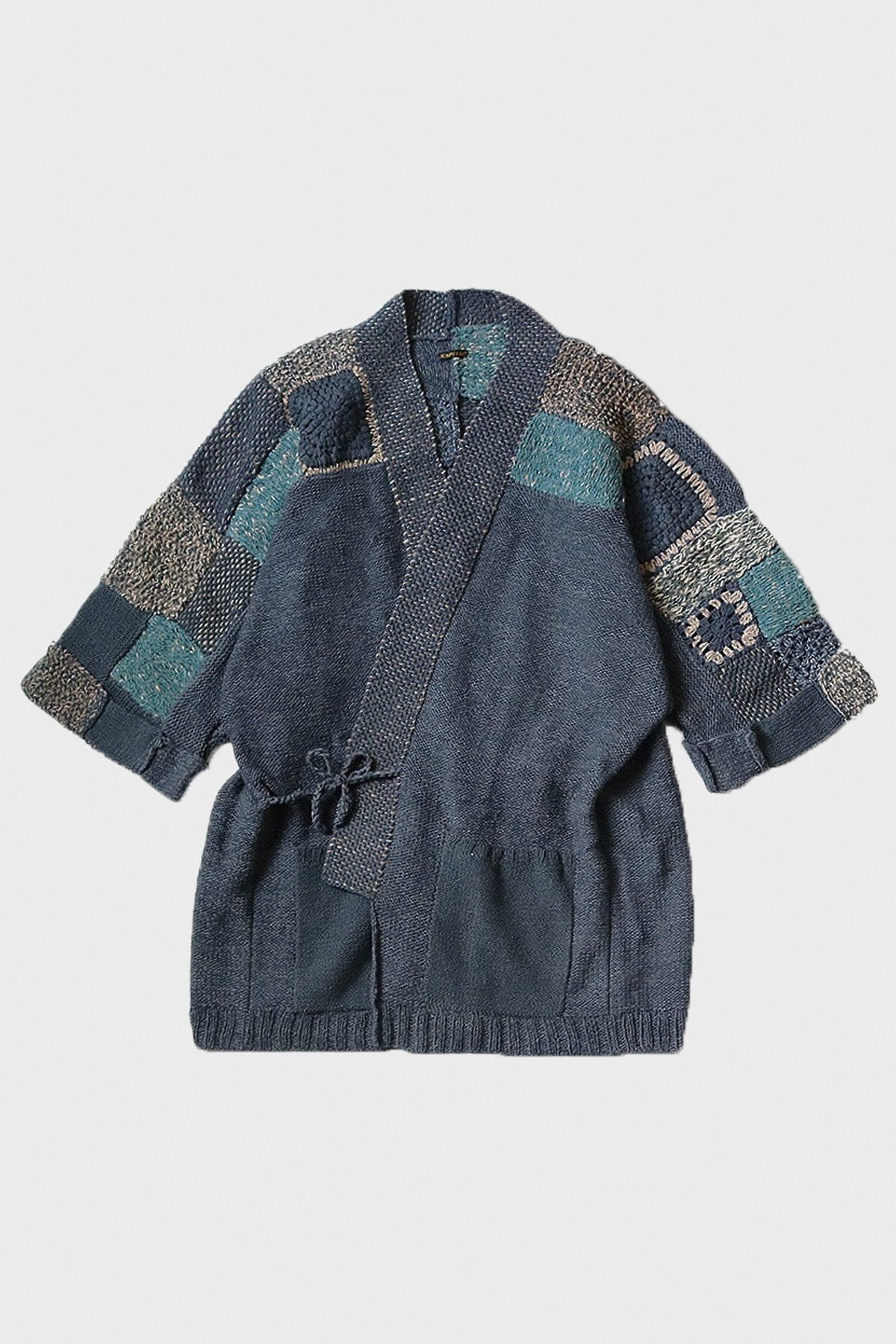 3G Hand Knit SPRING TUGIHAGI KESA Cardigan - Charcoal - 2