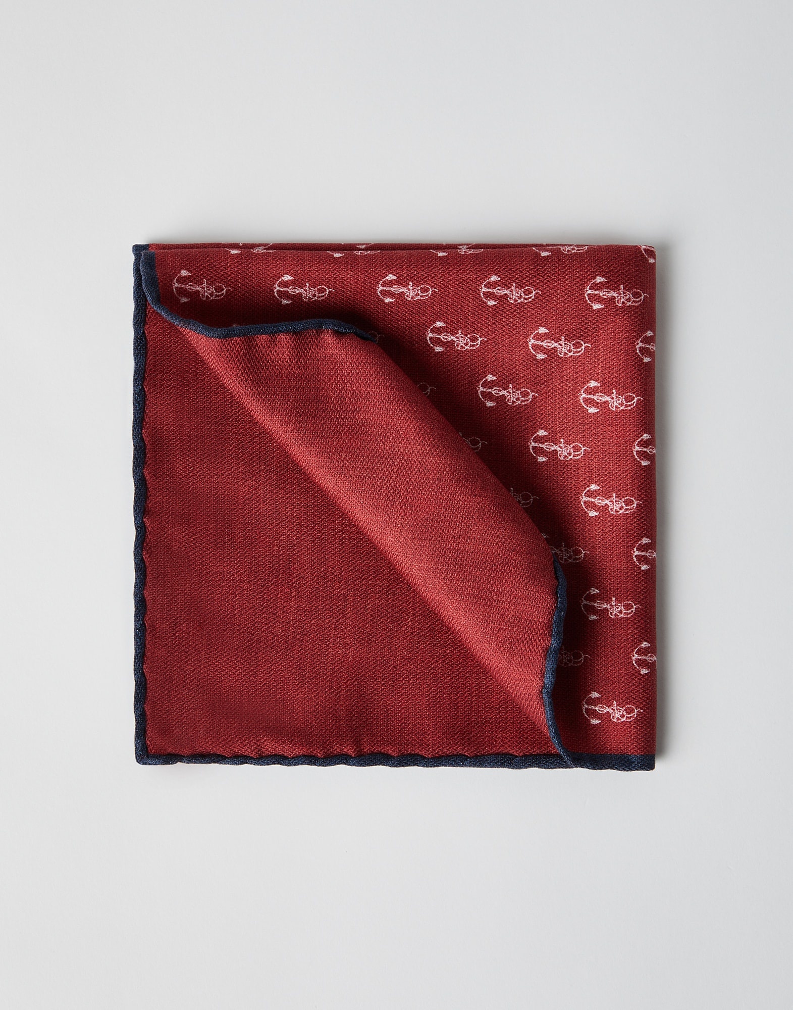 Print silk pocket square - 1