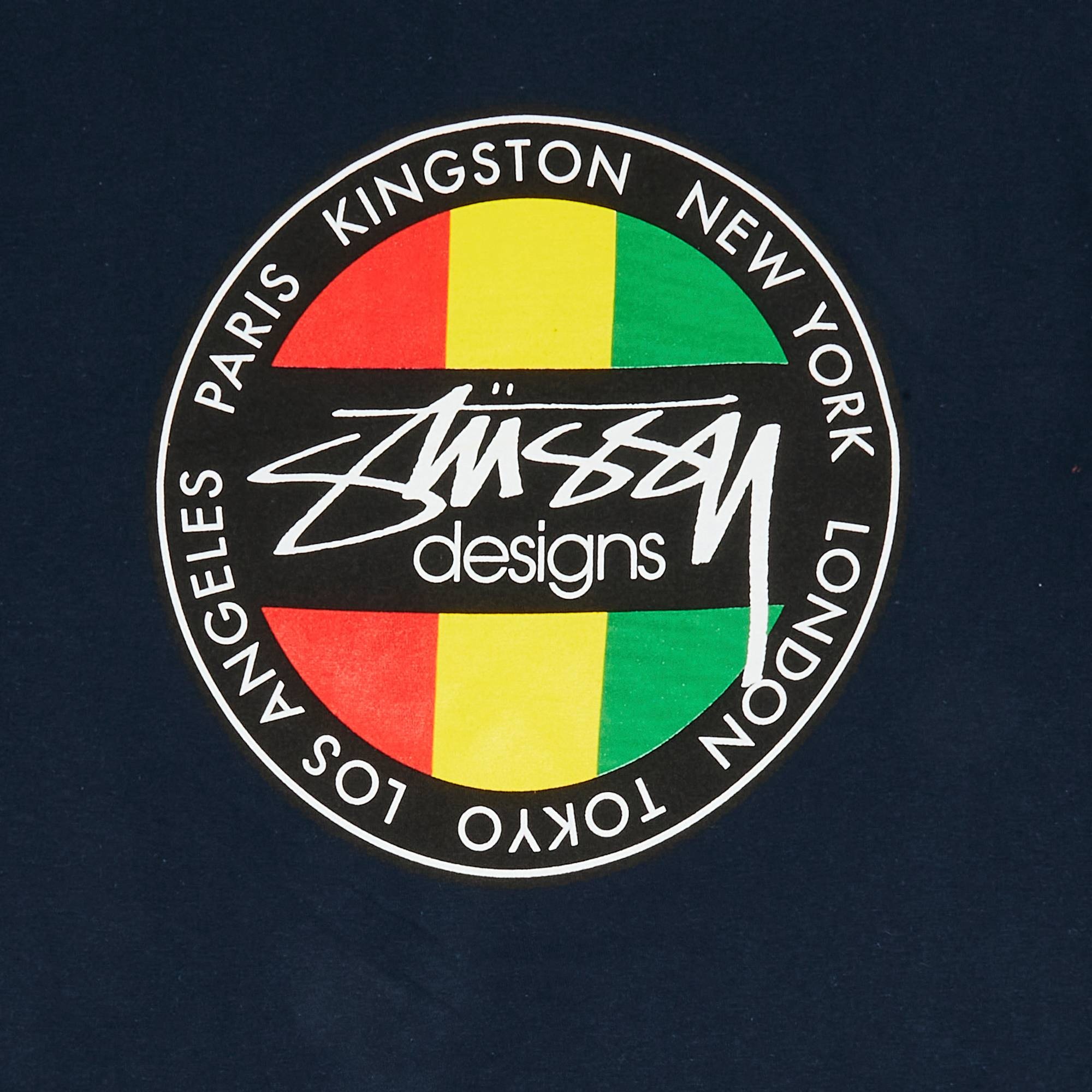 Stussy Kingston Dot Tee 'Navy' - 3