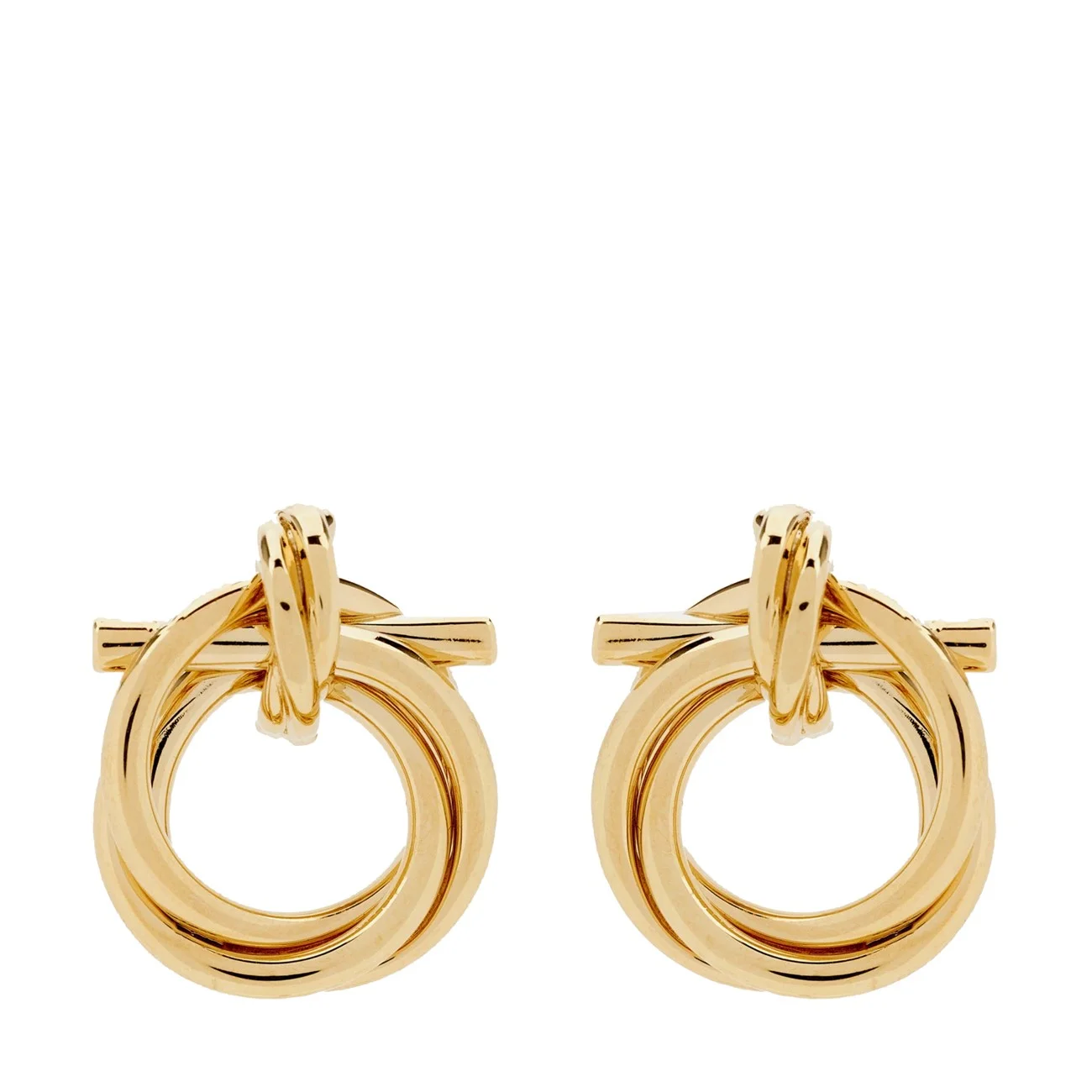 Ferragamo Women Gancini Torchon Earrings - 1