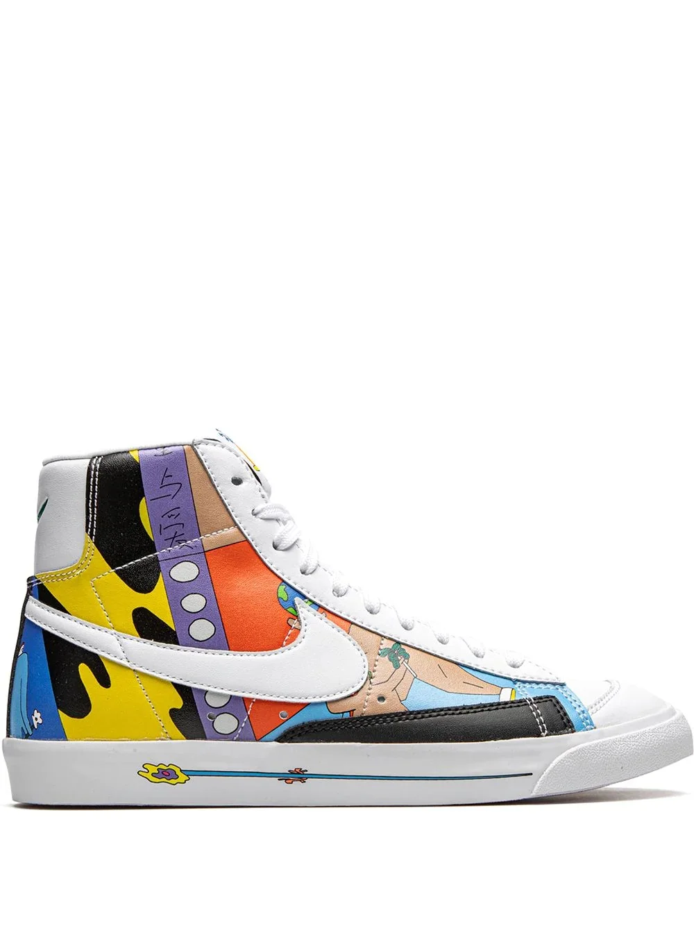x Ruohan Wang Blazer Mid '77 Flyleather QS sneakers - 1