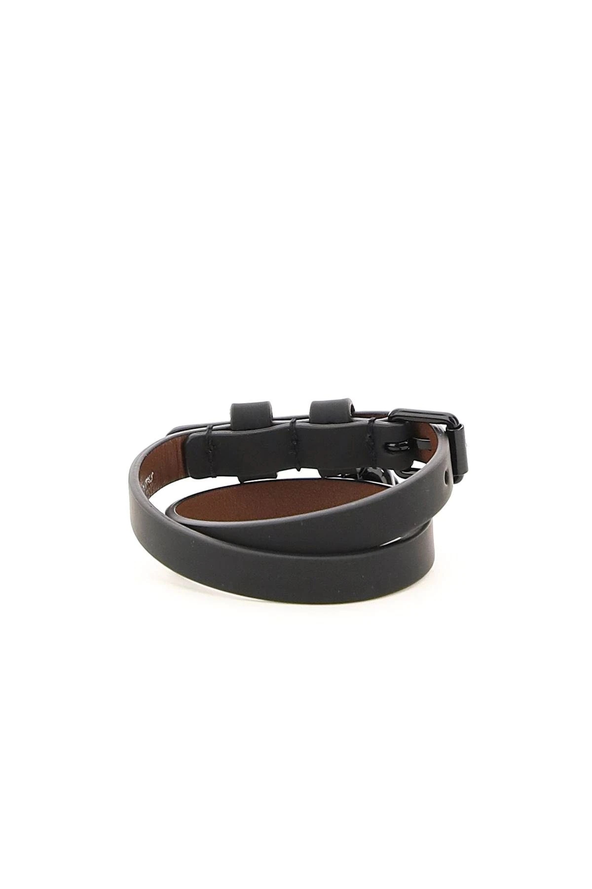 DOUBLE WRAP LEATHER BRACELET - 2