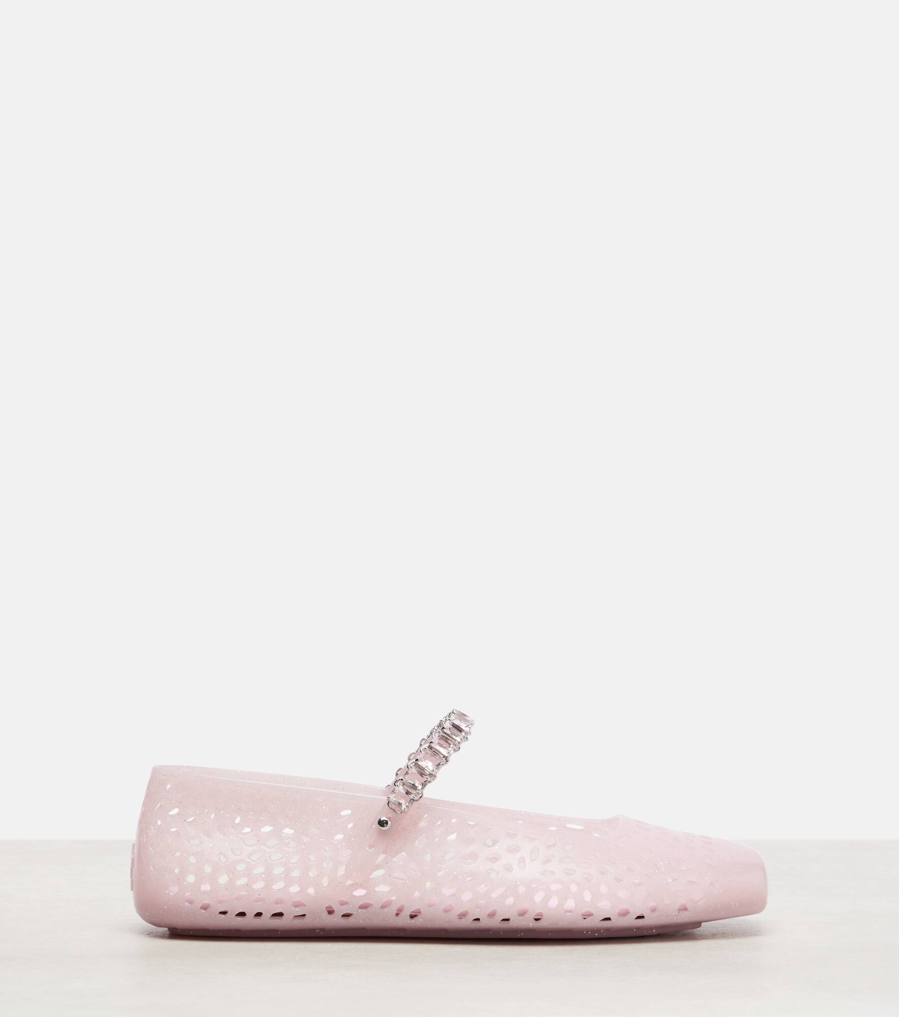 Jelly embellished PU Mary Jane flats - 4