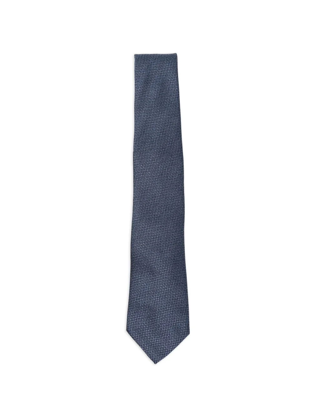 micro-patterned silk tie - 1
