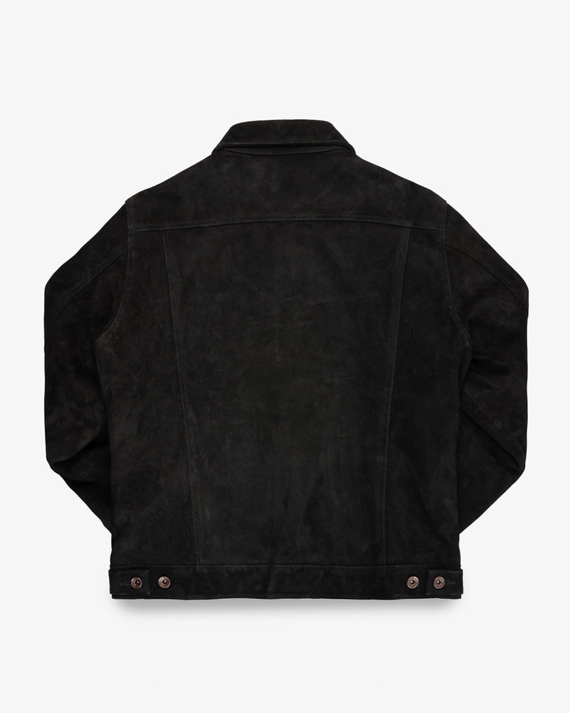 IHJ-155-BLK HORSEHIDE SUEDE MODIFIED TYPE III JACKET - BLACK 4