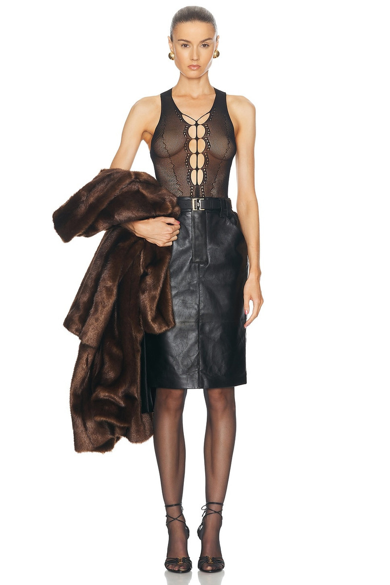 SAINT LAURENT Cut Out Bodysuit outlook