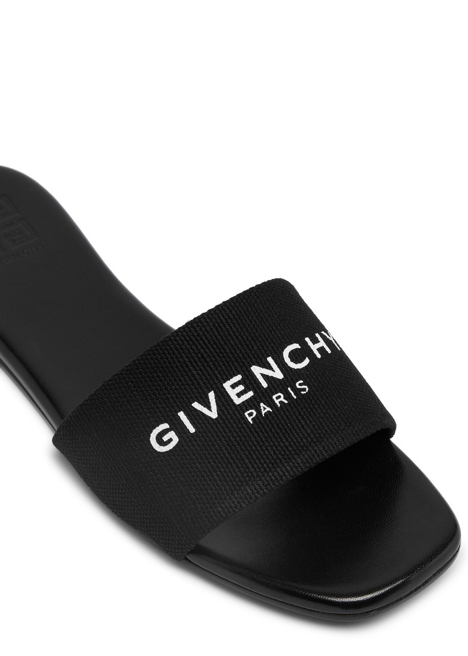Logo-print canvas sliders - 4