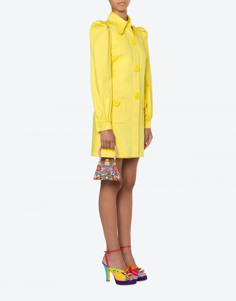 Moschino PINBALL PRINT CALFSKIN TRAPEZE BAG outlook