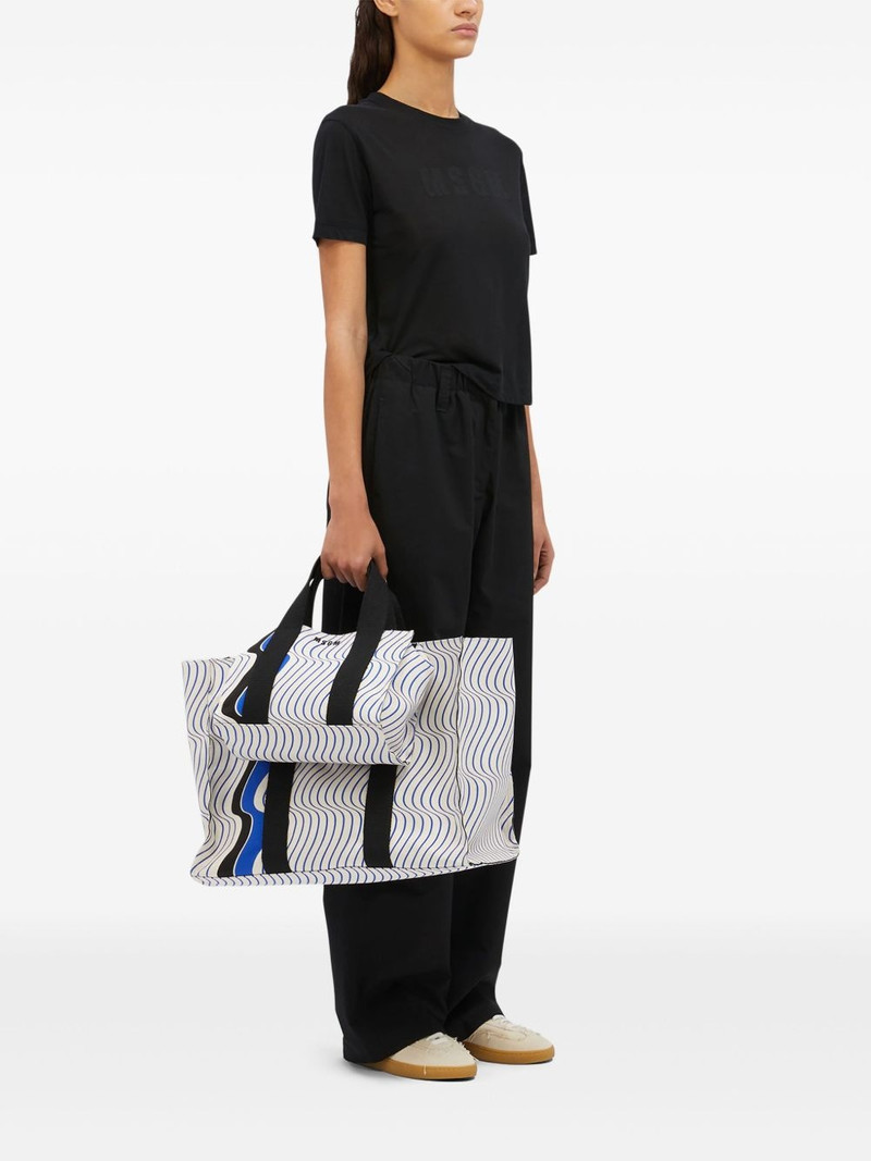 MSGM logo-print T-shirt outlook
