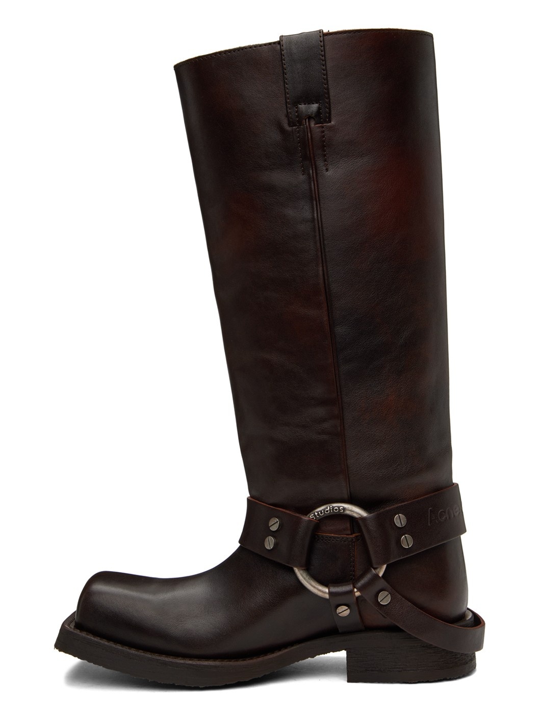 SSENSE Exclusive Brown Stirrup High Boots - 3