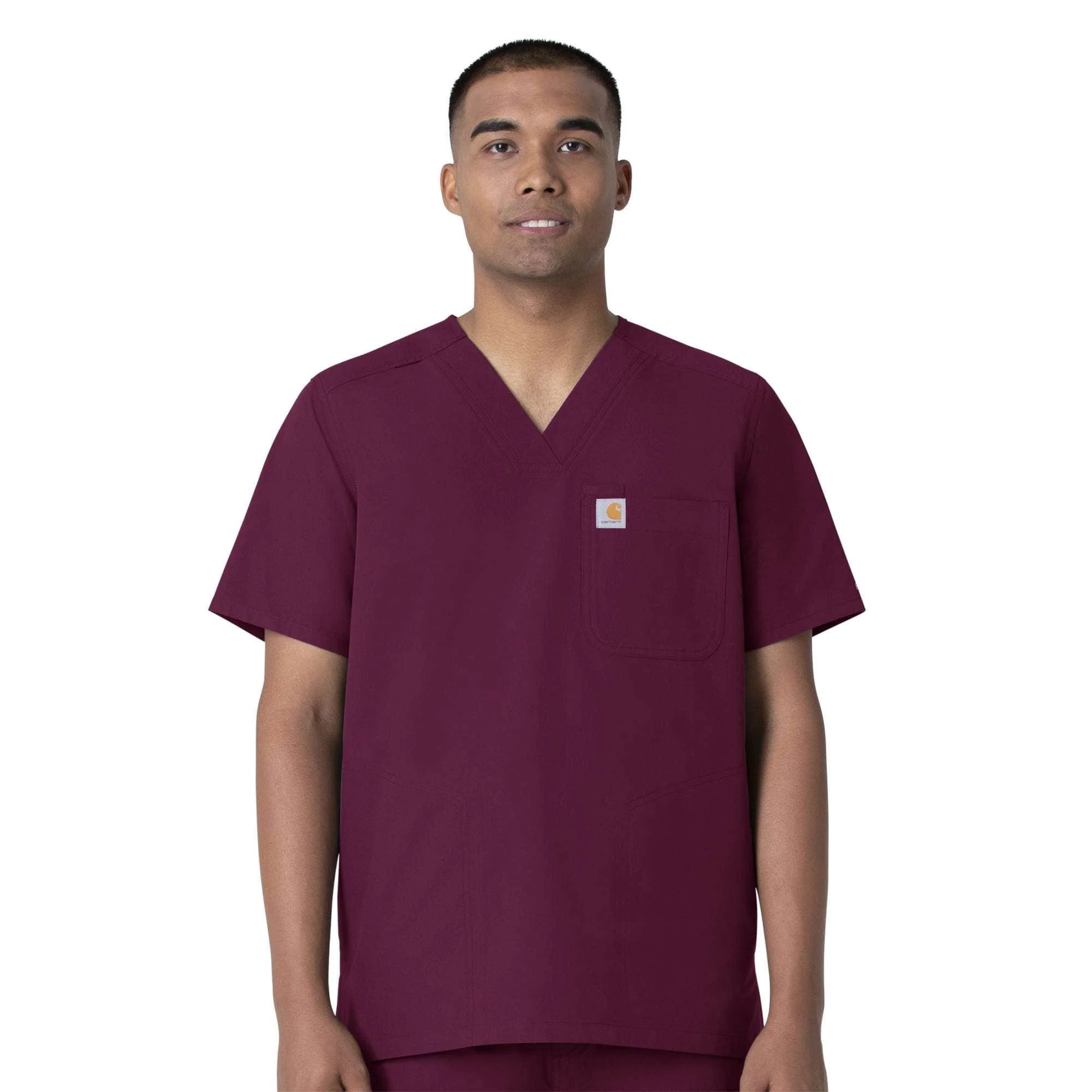 Force Essentials V-Neck Shirttail Scrub Top - 1