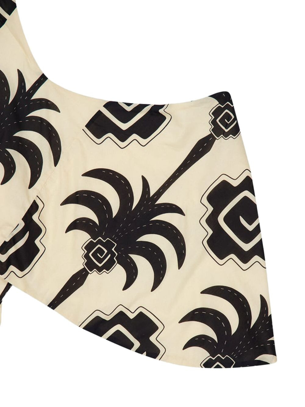 Imagery palm tree-print top - 3