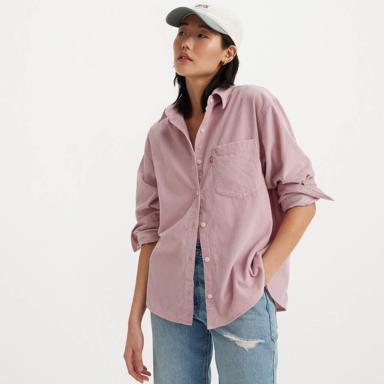 NOLA CORDUROY BUTTON UP SHIRT - 2