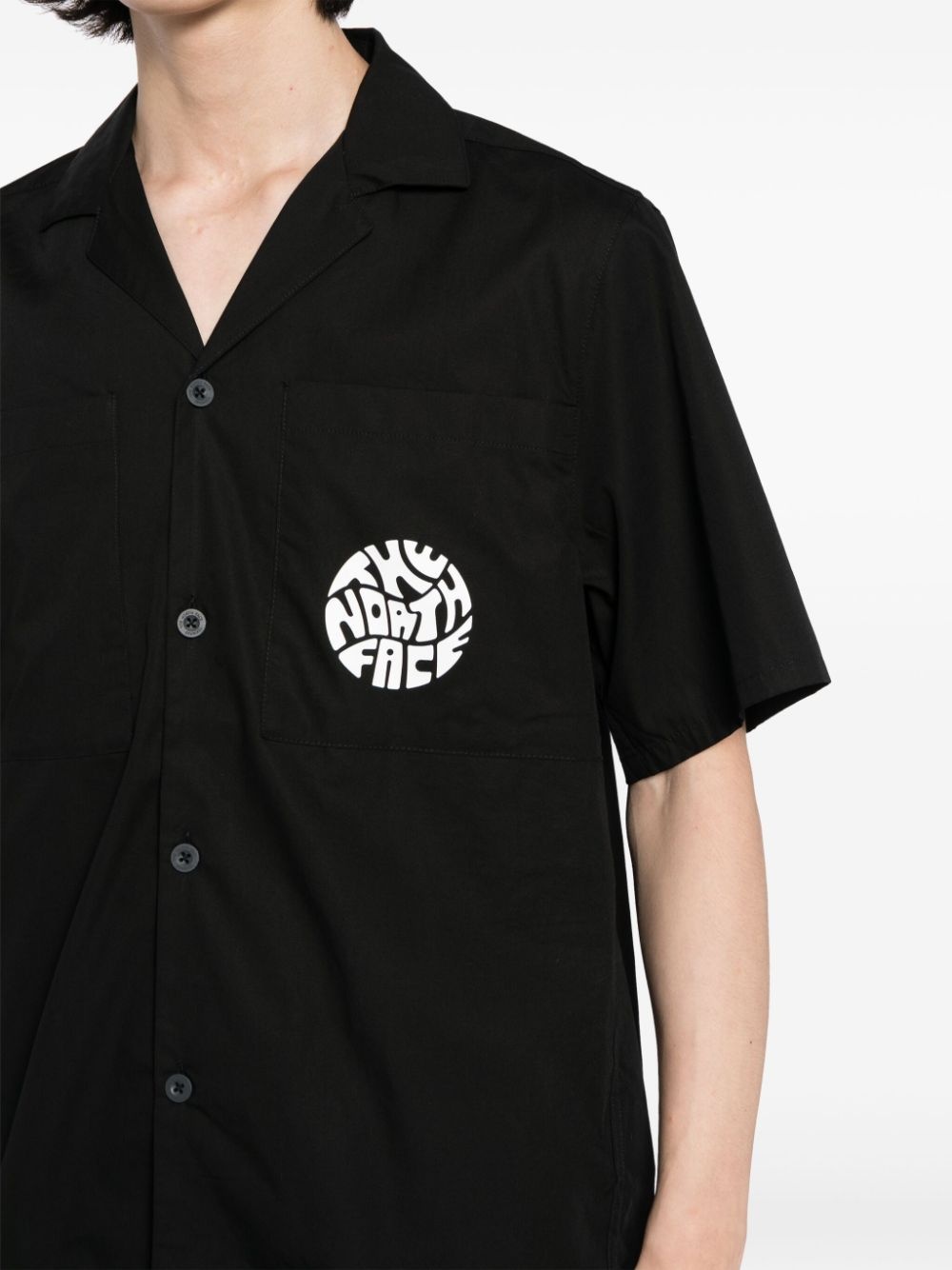 logo-print short-sleeved shirt - 5