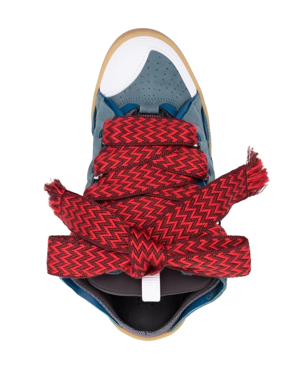 slip-on lace-up sneakers - 6