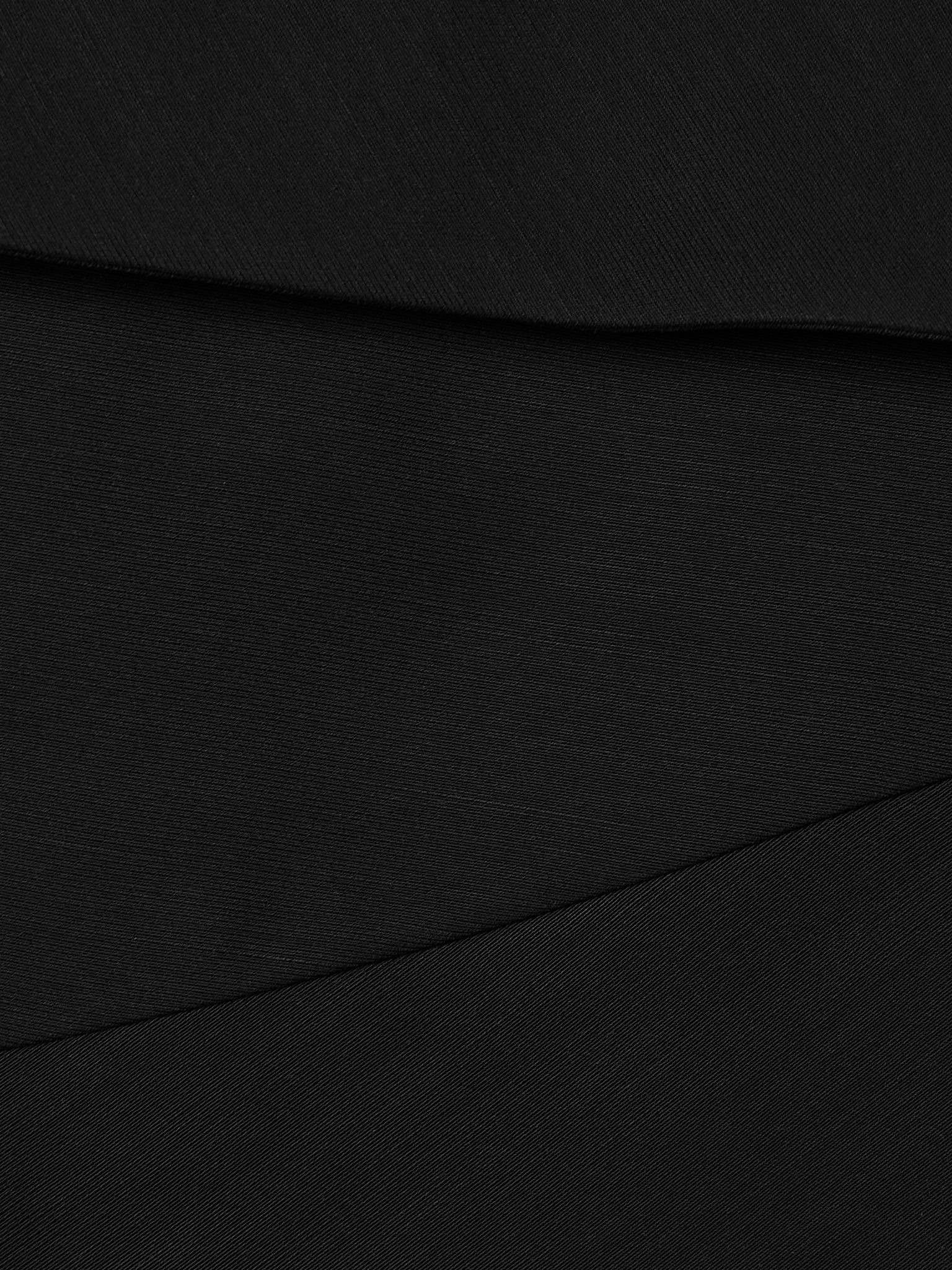Draped crepe mini skirt Black - 5