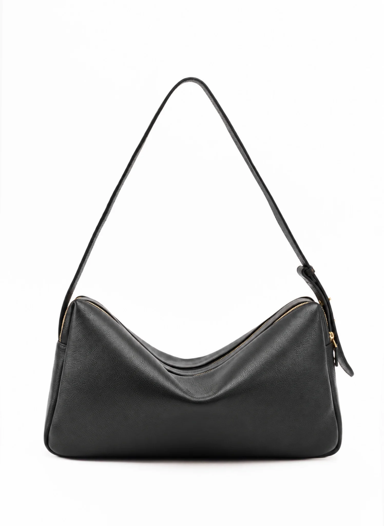Trousse Large Pebbled Leather Black - 1