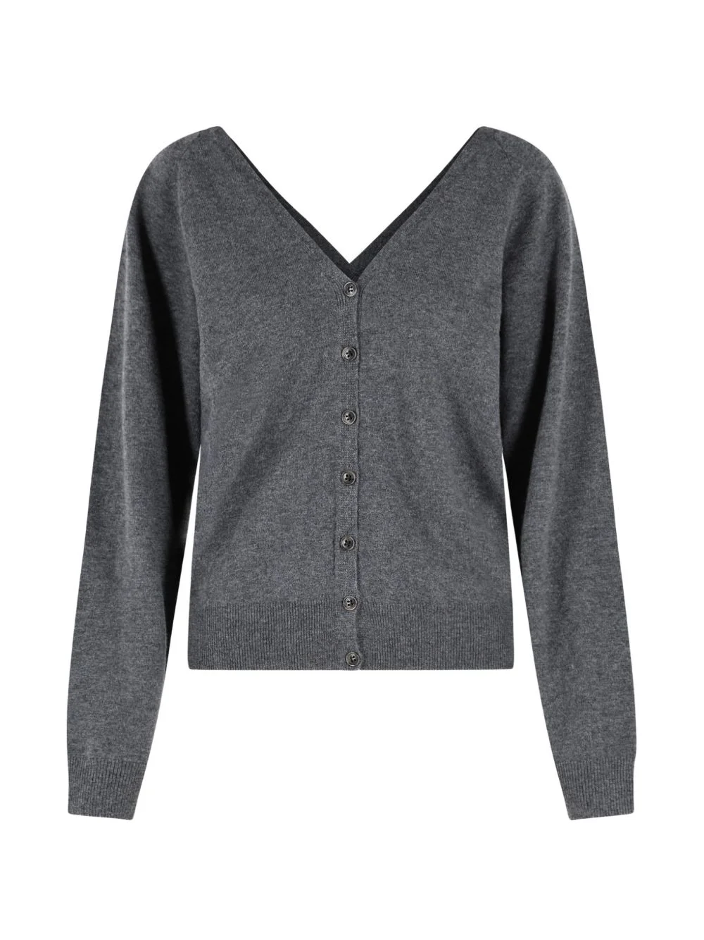 V-neck cashmere cardigan - 1