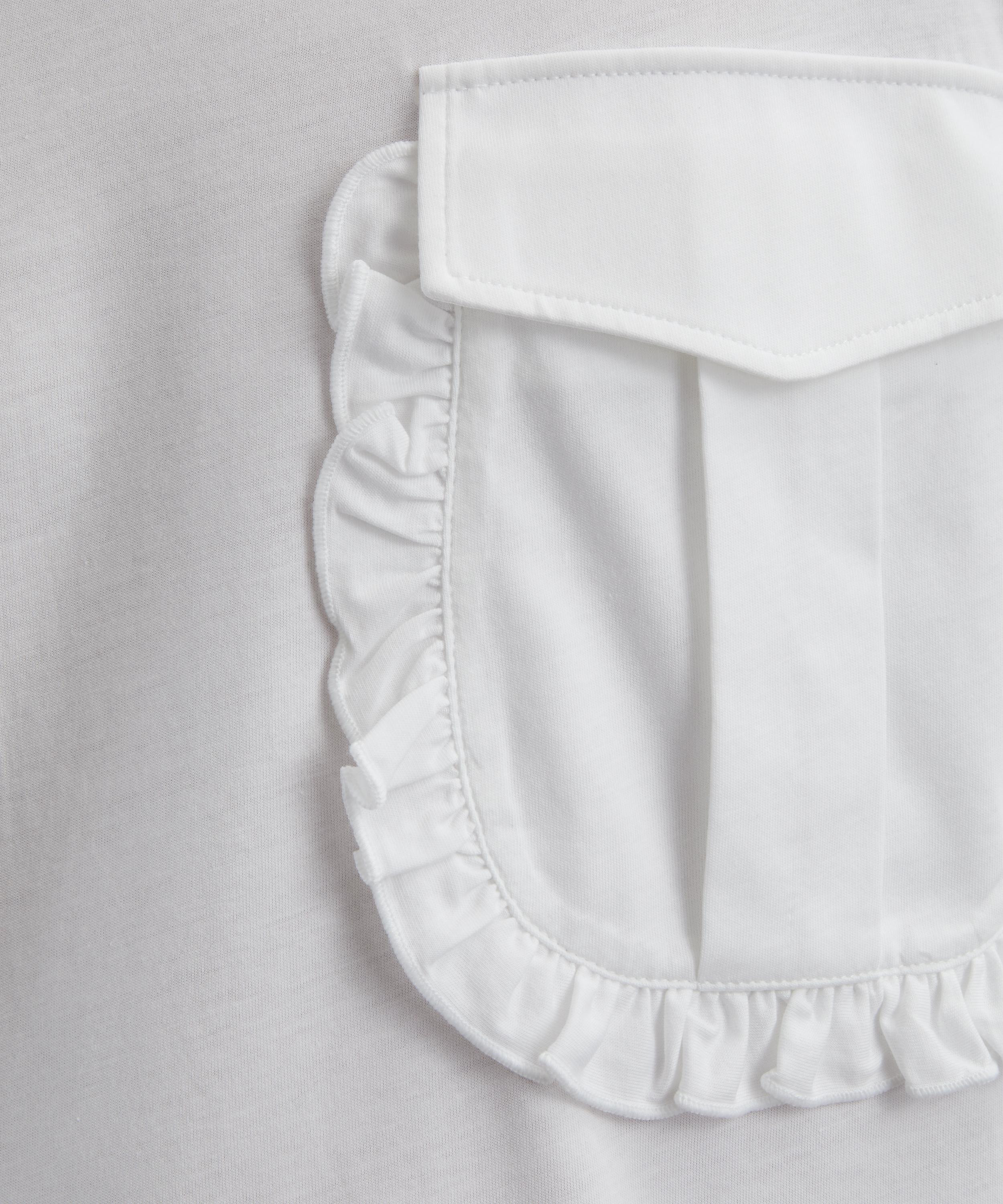 Layered Ruffle Pocket Long-Sleeve T-Shirt - 5