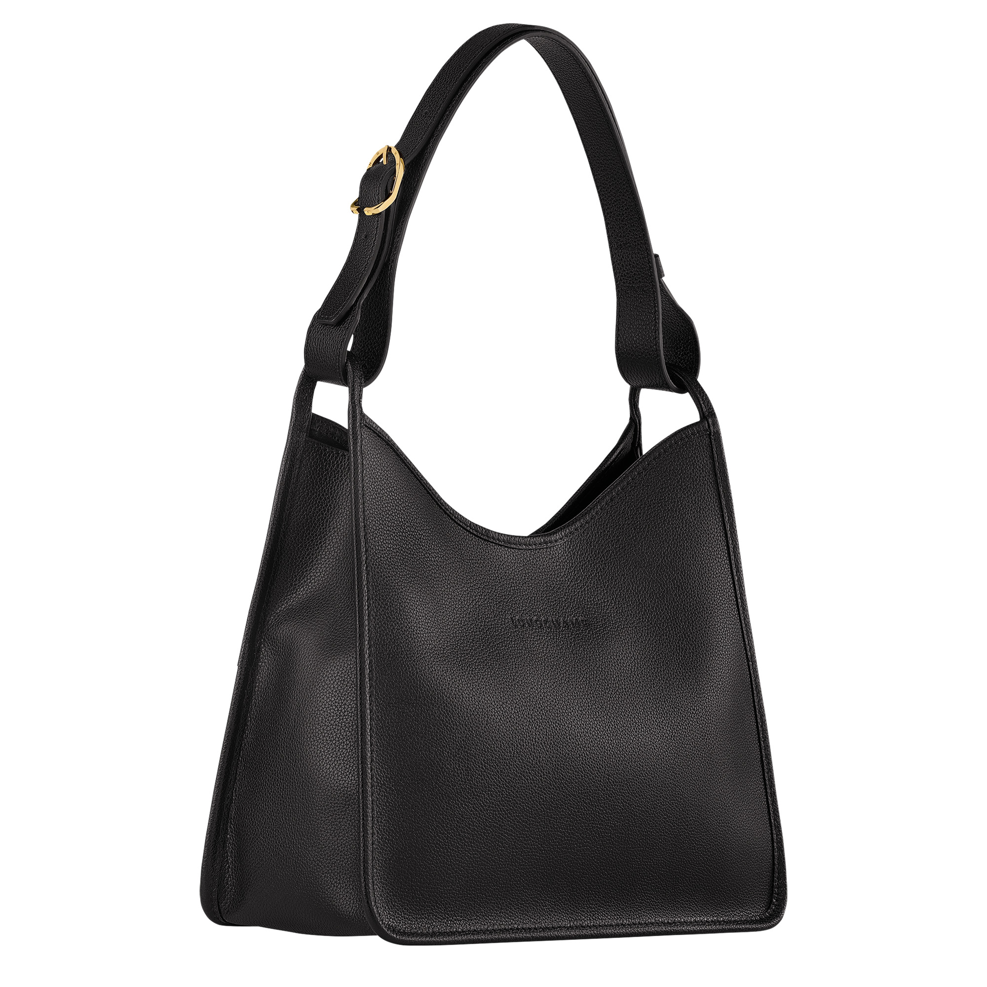 Longchamp Le Foulonné M Hobo bag Black - Leather